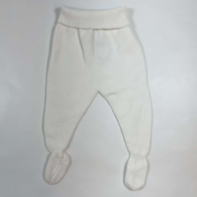 Pili Carrera off-white knit pants with feet 6M 1