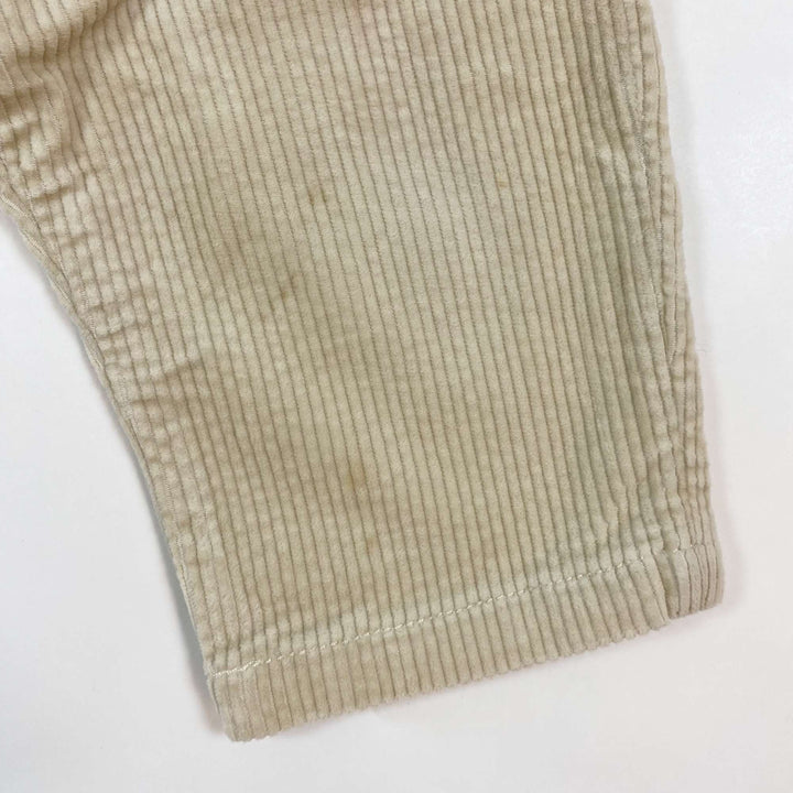 Bonpoint beige corduroy trousers 12M 2