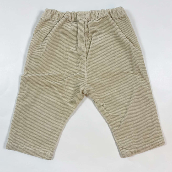 Bonpoint beige corduroy trousers 12M 3
