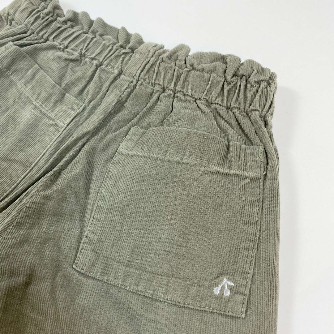 Bonpoint olive corduroy trousers 3Y 3