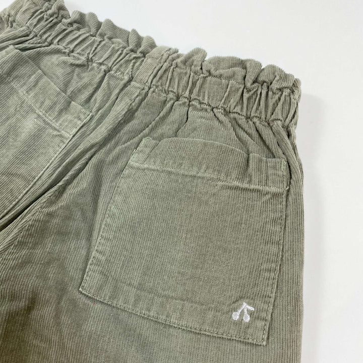 Bonpoint olive corduroy trousers 3Y 3