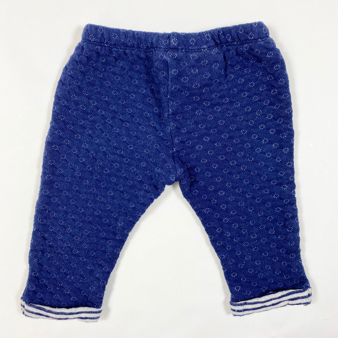 Mayoral navy quilted baby pants 4-6M/70