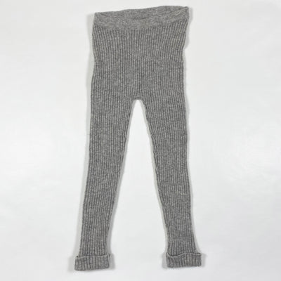 Zara grey cashmere rib leggings 2-3Y/98 1