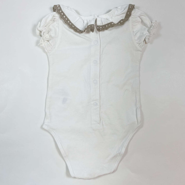 Patricia Mendiluce white lace collar body 9-12M 3