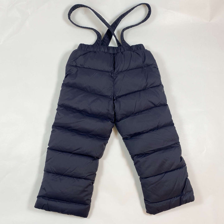 Moncler navy down ski jacket & trousers set 2Y 4