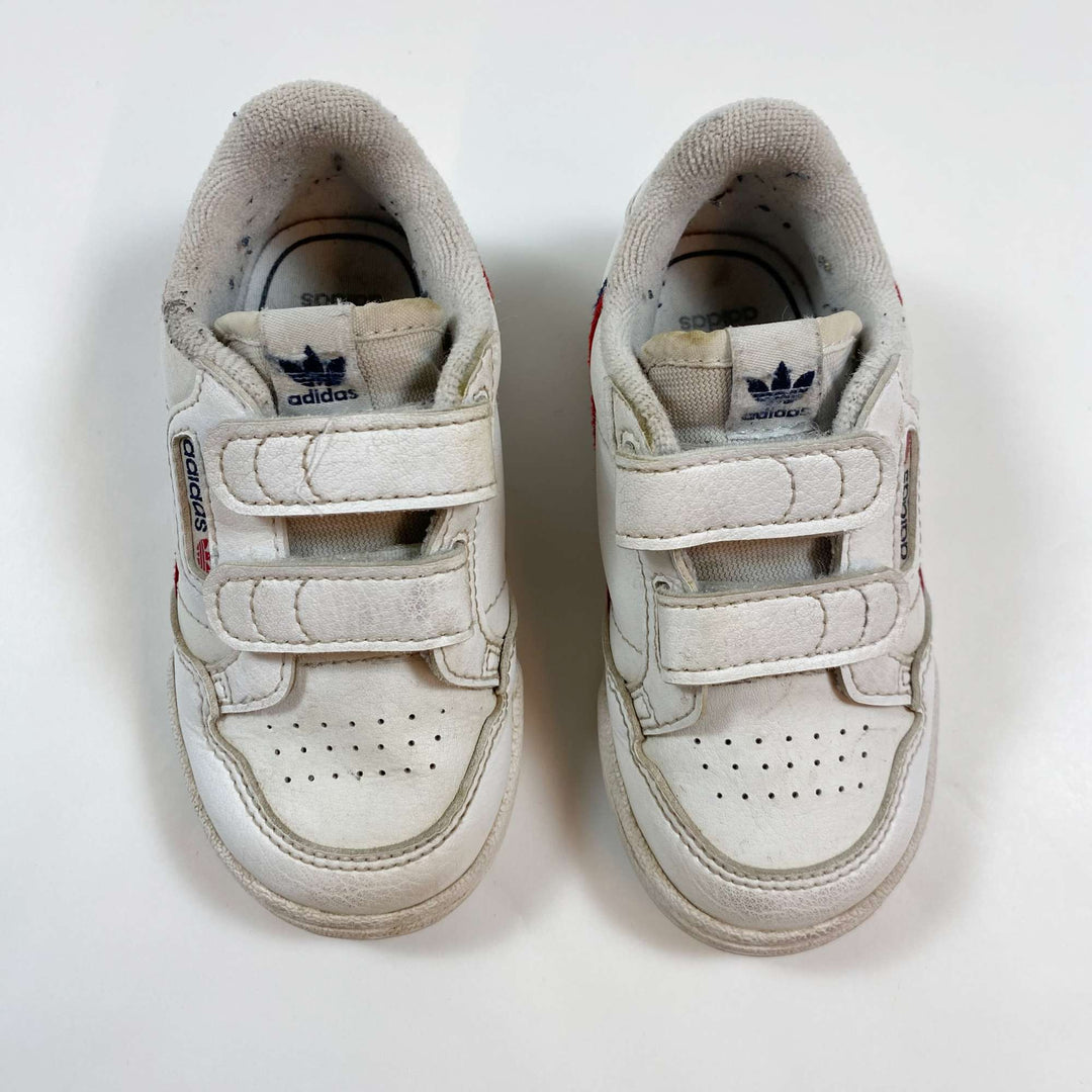 Adidas white continental 80 sneakers 22 3