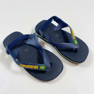 Havaianas navy baby flip flops 22 1