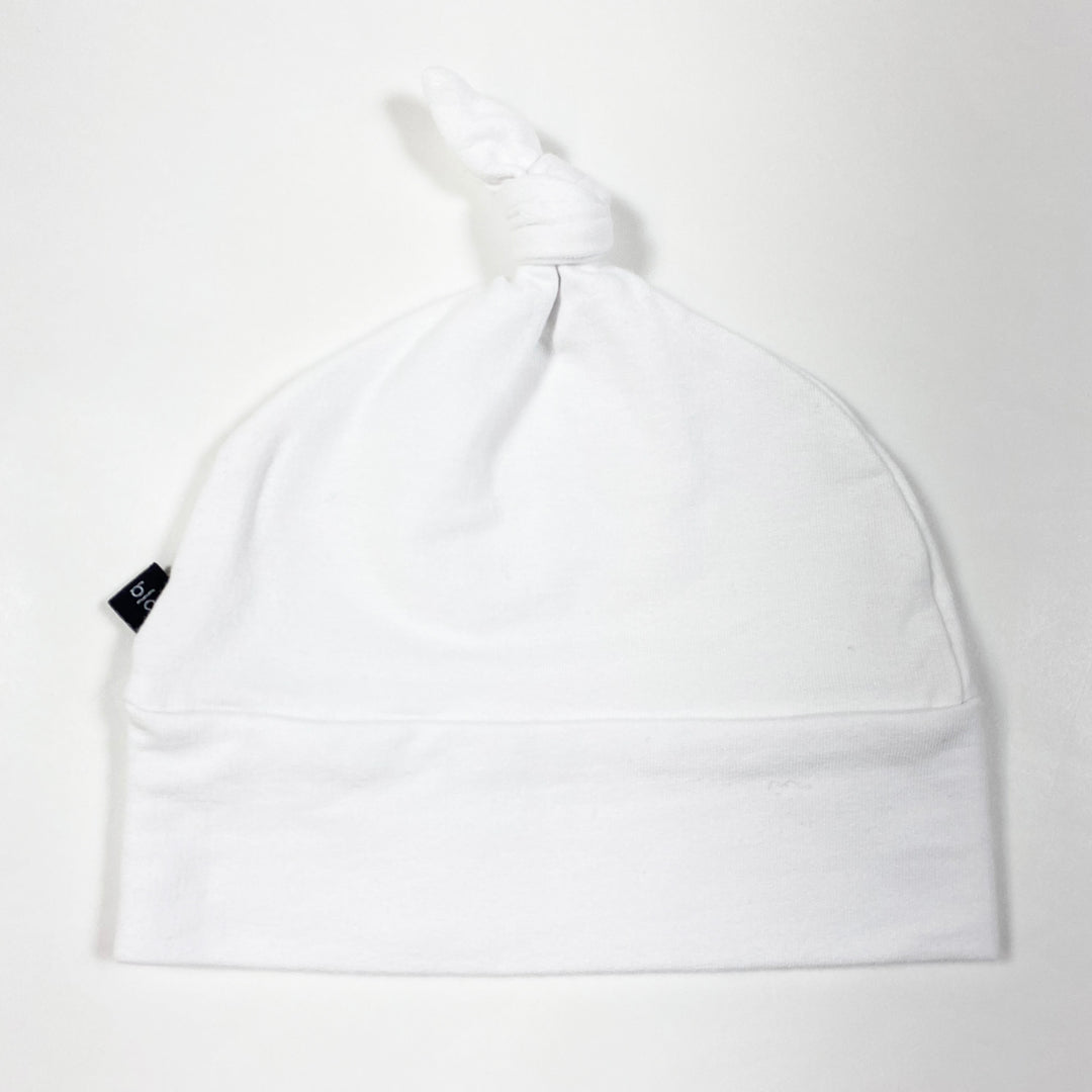 Babysprouts white bamboo blend baby hat 3-6M 1