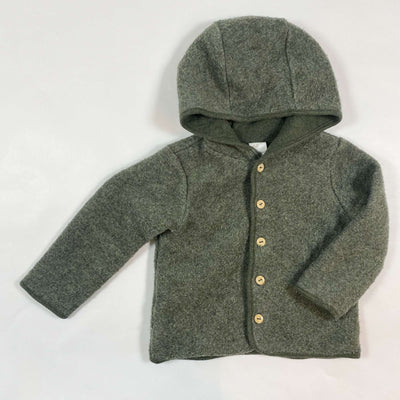 H&M grey wool fleece jacket 12M/80 1