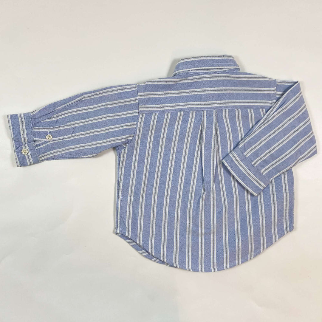 Ralph Lauren blue striped button down shirt 9M 2