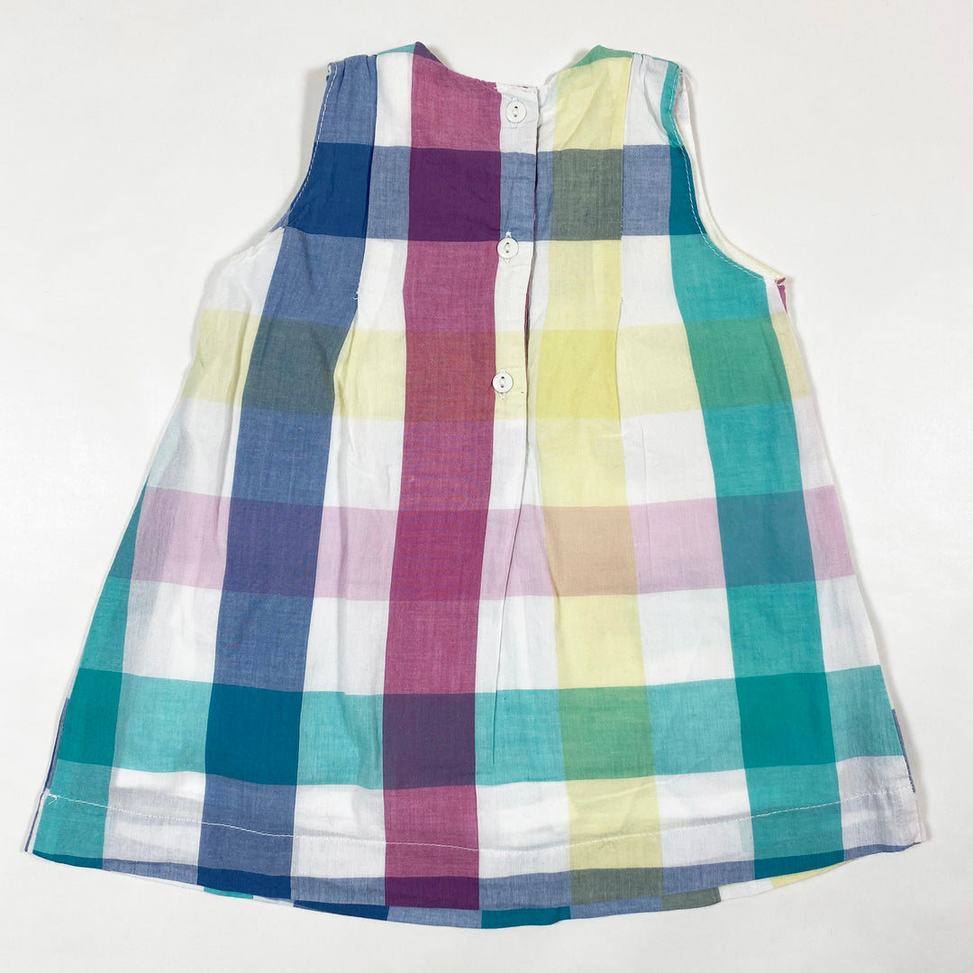 Sfera checked smocked dress 3-6M/62-68 3