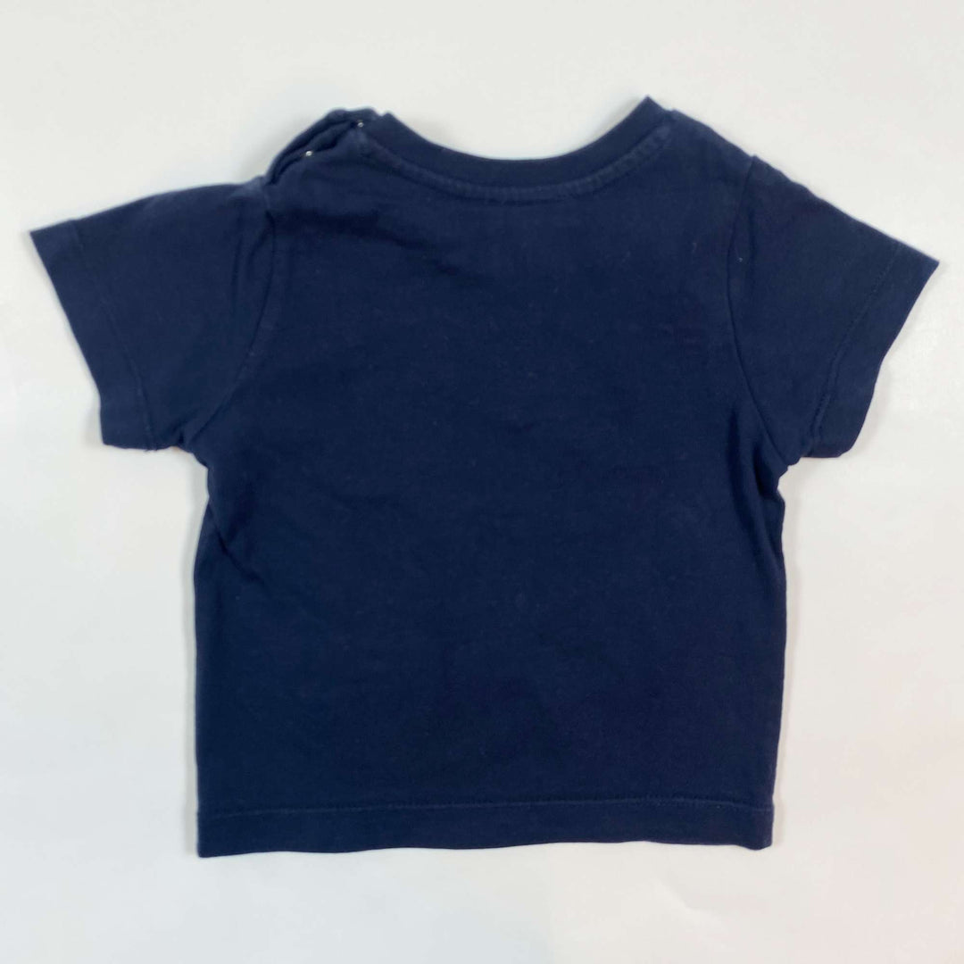 Jacadi navy Paris t-shirt 12M/74 2