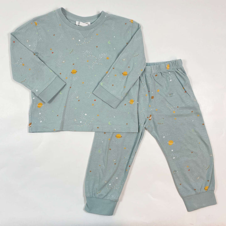 Zara turquoise space print pyjama 86 1