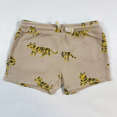 Zara beige tiger sweatshorts 18-24M/92 1