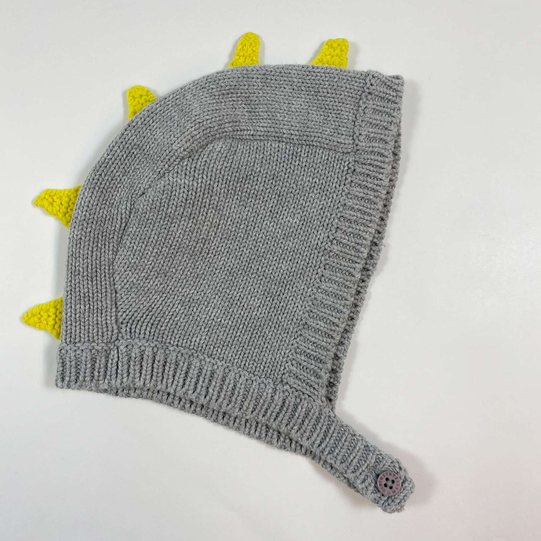 Stella McCartney Kids grey knitted bonnet 9/12M 2