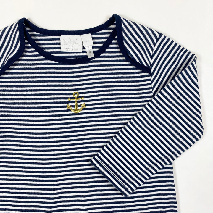 Rachel Riley navy marinière pyjamas 2Y 2