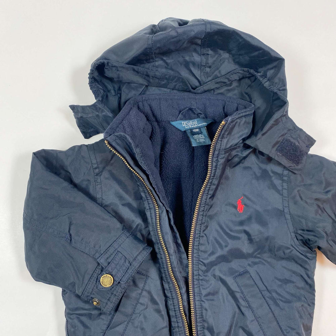 Ralph Lauren navy warm wind breaker 18M 2