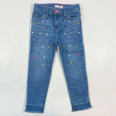 Billieblush rainbow pearls embellished jeans 3Y/94 1