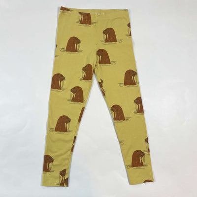 Mini Rodini yellow walrus leggings 104/110 1