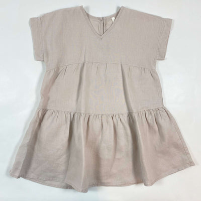 Rylee + Cru soft pink linen tiered dress 2-3Y 1
