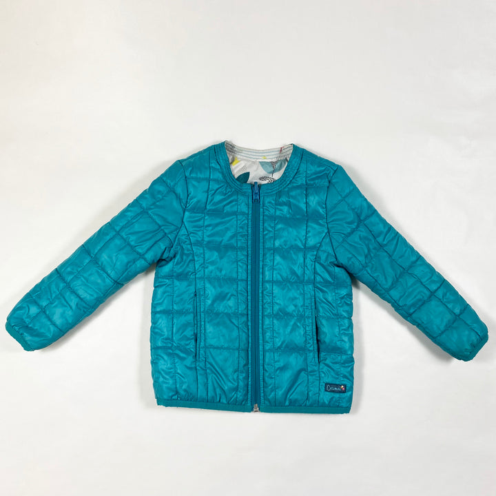 Catimini turquoise reversible jacket 3Y/98 1