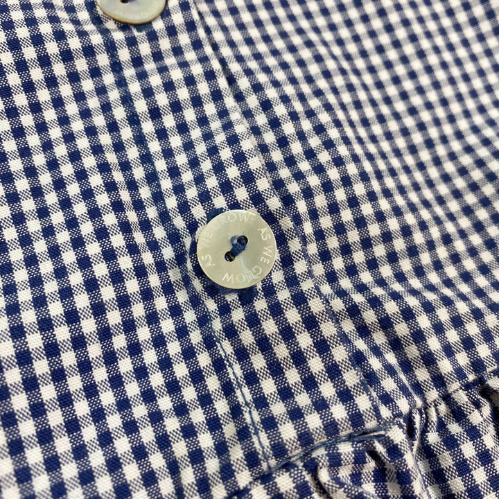 As we grow blue gingham pima cotton pocket dress 18/36M 4