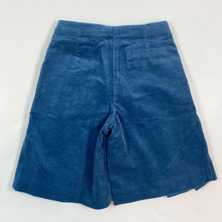 Jacadi petrol corduroy pleated culotte 4Y/104 2