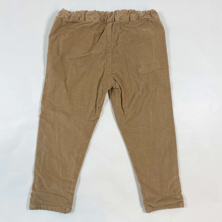 Tartine et Chocolat fine corduroy trousers with bows 3Y 3