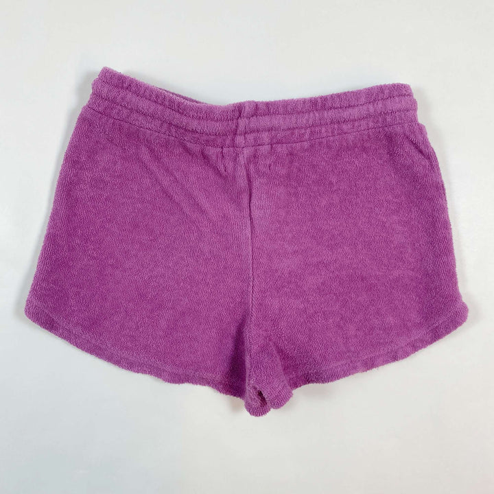 Long Live the Queen purple terry shorts 6Y 2
