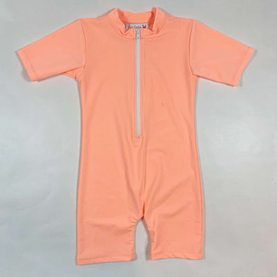 Petit Crabe neon orange Star UV swim suit 3-4Y 1
