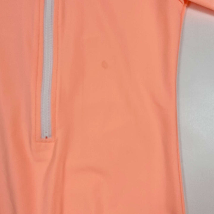 Petit Crabe neon orange Star UV swim suit 3-4Y 2