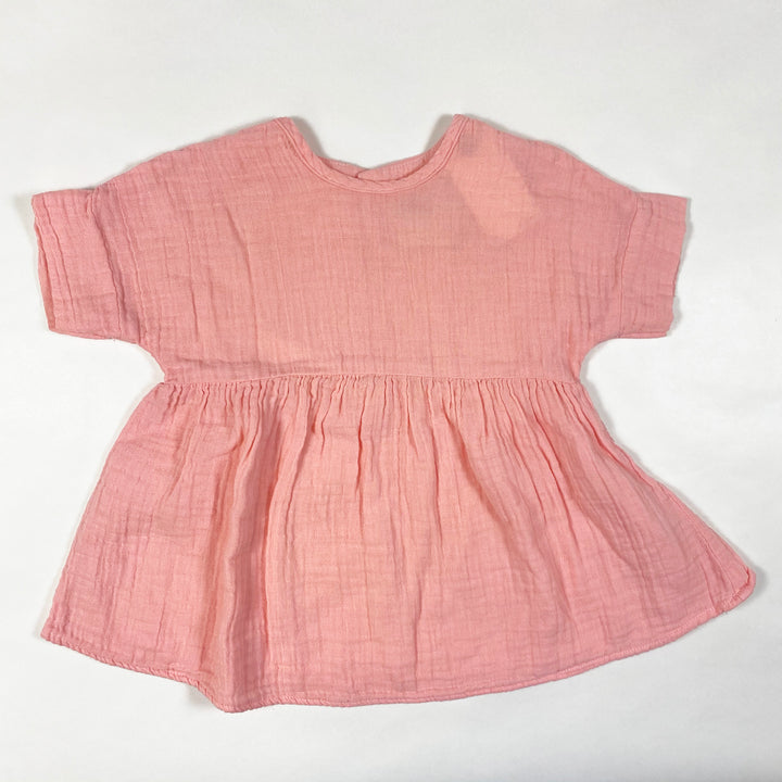 Boy + Girl pink muslin dress Una Guava Second Season diff. sizes