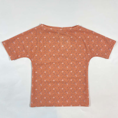 Petit Crabe orange floral UV swim top Second Season 3-4Y 1