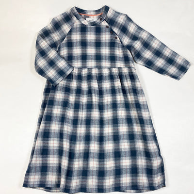 La Redoute navy thin flannel checked dress 158/12A 1