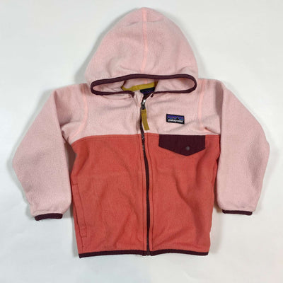 Patagonia colour block hooded fleece jacket 3Y 1
