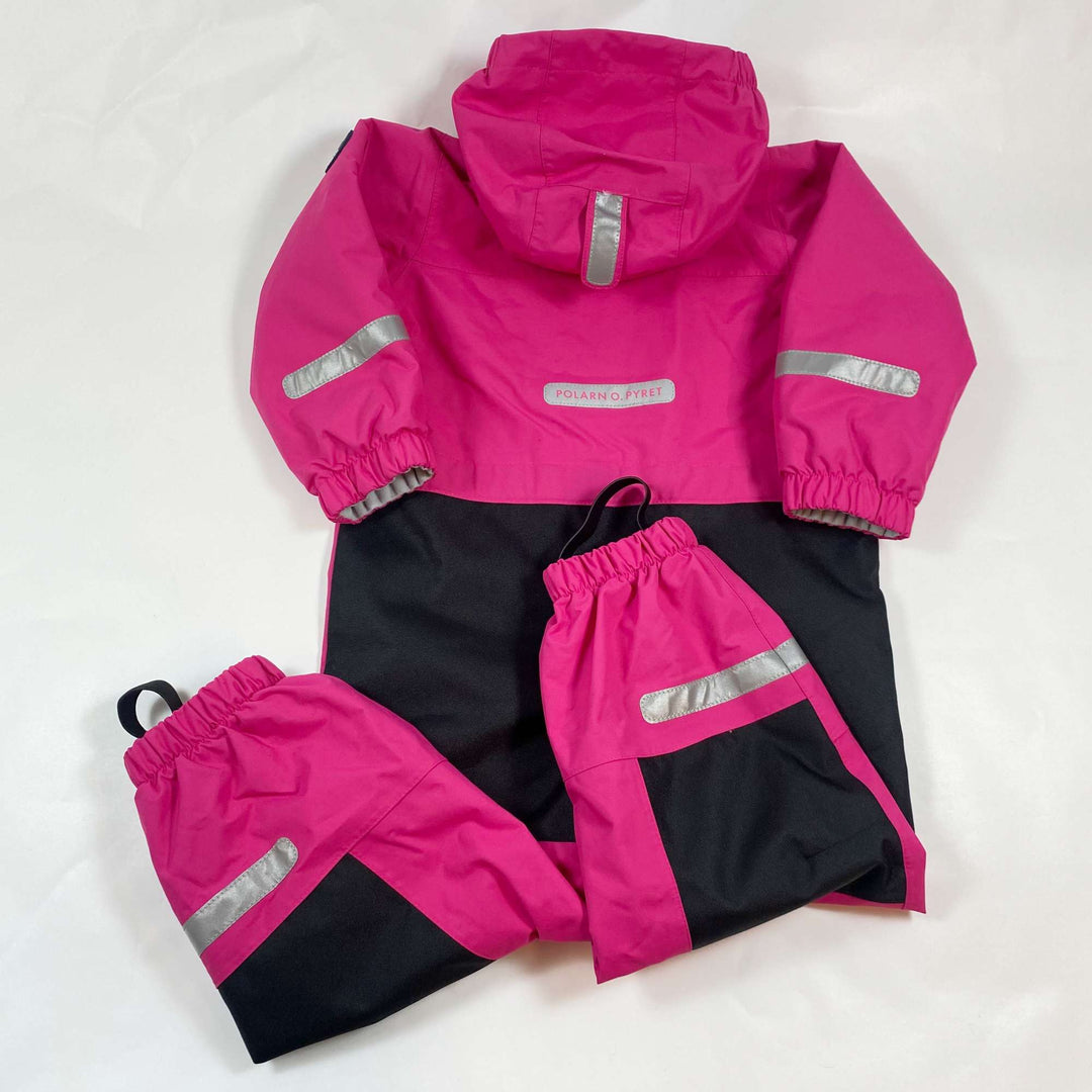 Polarn O. Pyret Bobo pink technical soft shell overall 4Y/104 4