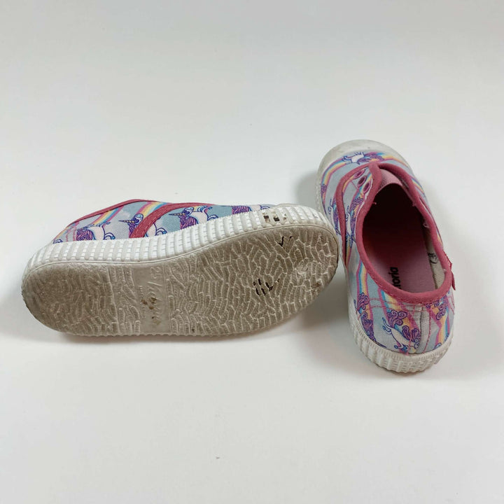 Victoria unicorn rainbow slip-ons 25 2