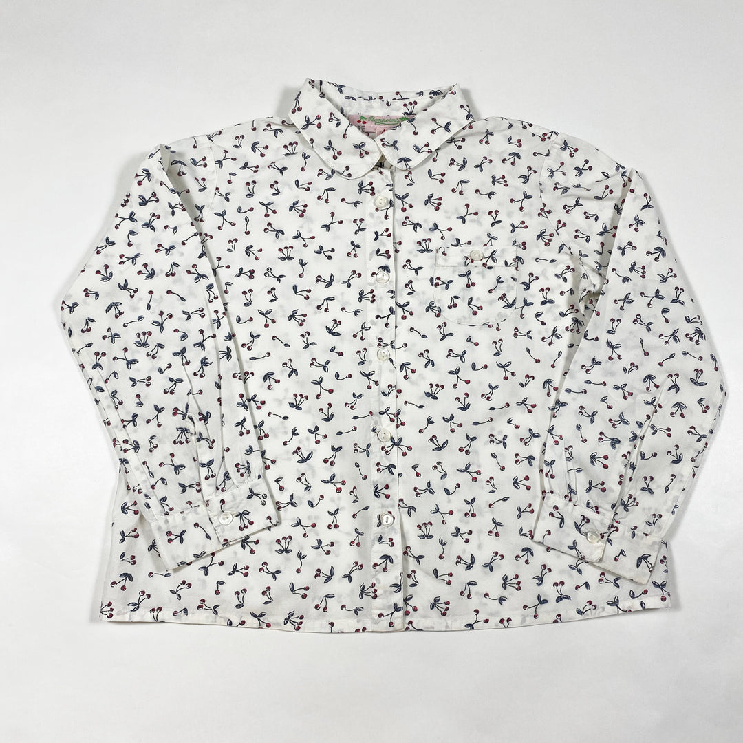 Bonpoint off-white cherry blouse 4Y 1