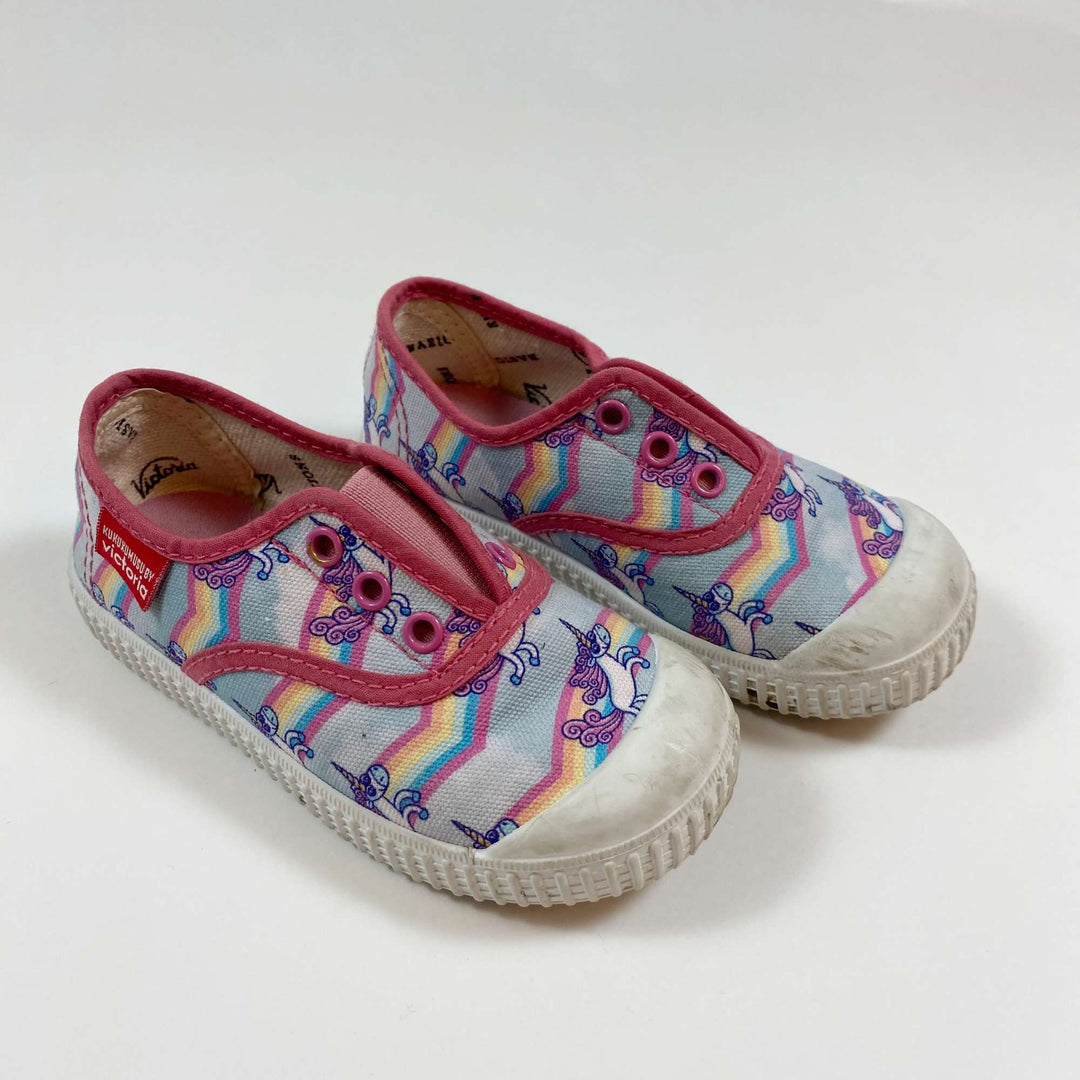 Victoria unicorn rainbow slip-ons 25 1