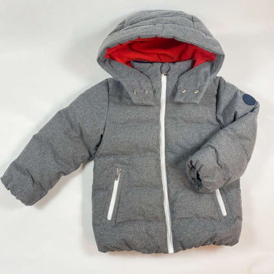 Jacadi grey down hooded winter jacket 6Y/116 1