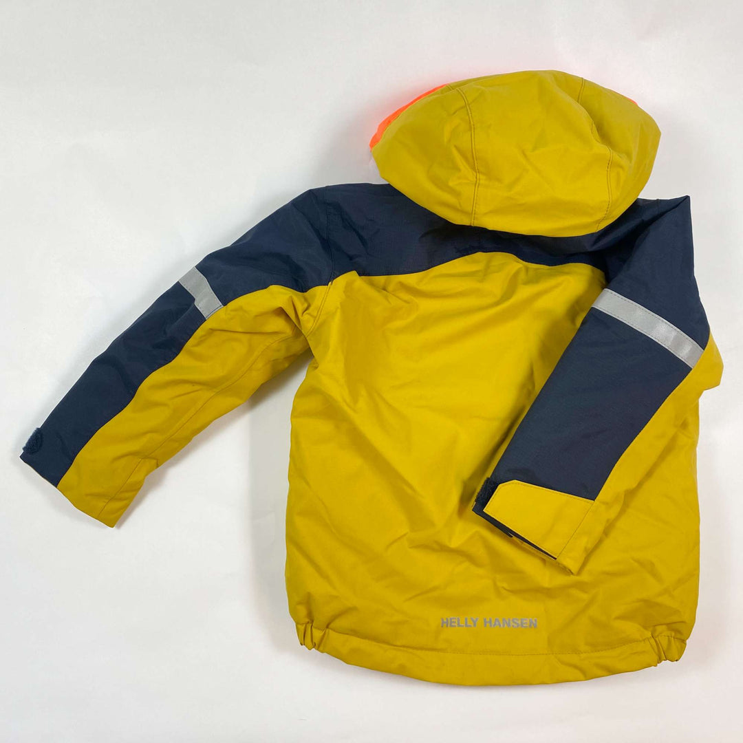 Helly Hansen mustard yellow technical winter jacket 4Y/104 4