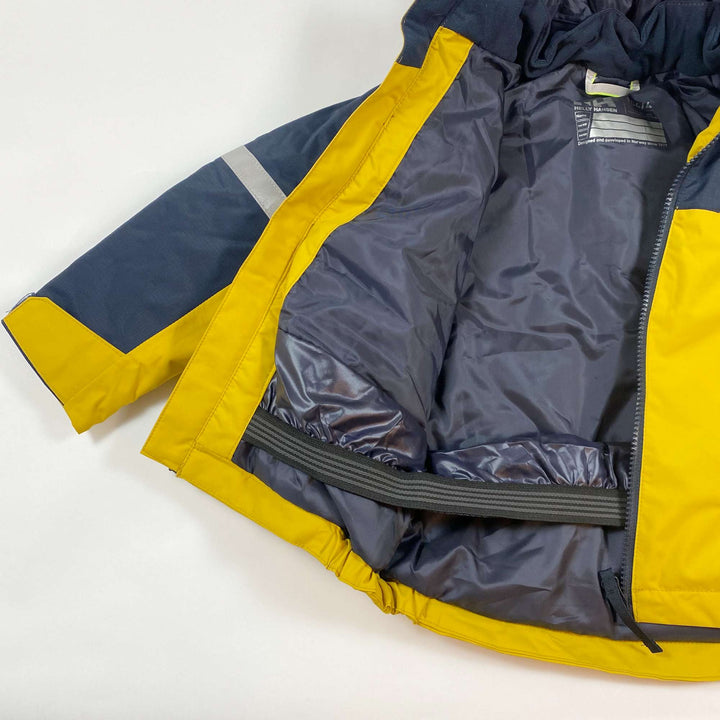 Helly Hansen mustard yellow technical winter jacket 4Y/104 3