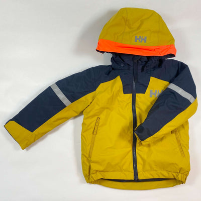 Helly Hansen mustard yellow technical winter jacket 4Y/104 1
