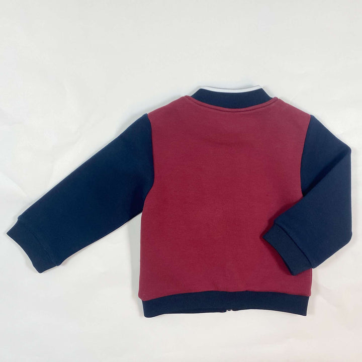 Jacadi red/navy college jacket 36M/96 3