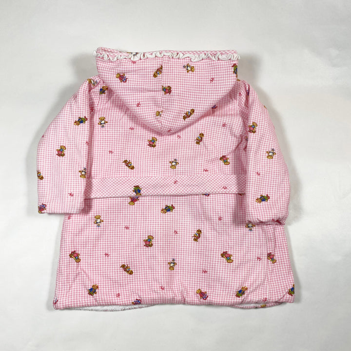 Ralph Lauren pink gingham bear bathrobe 9M 2