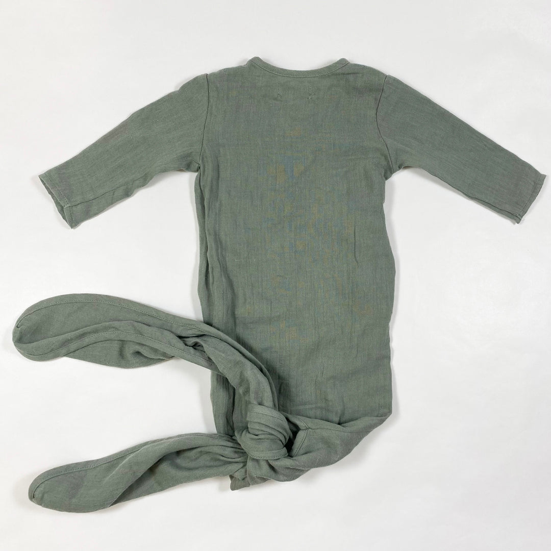August River olive green sleep suit Second Season NB 3