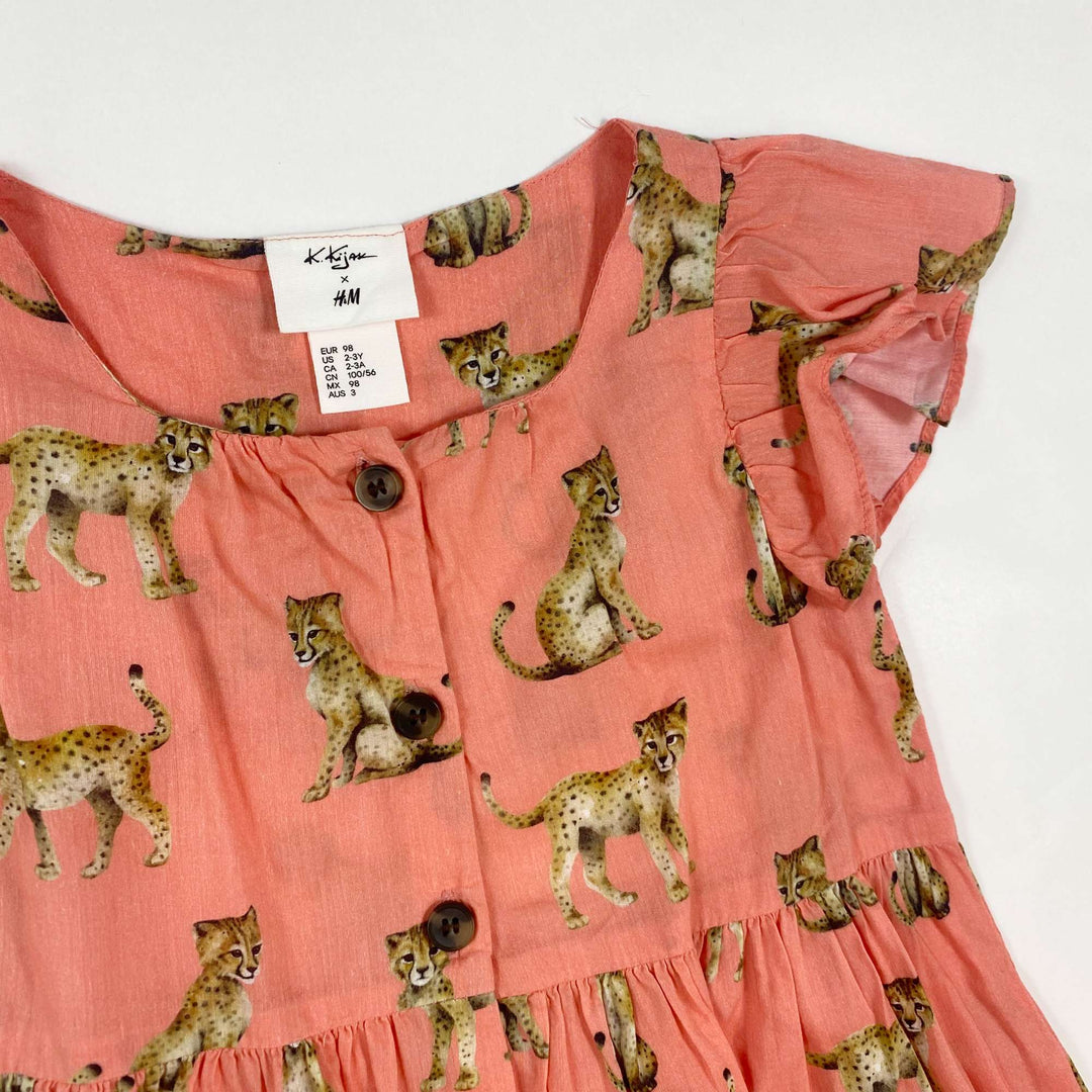 H&M x K.Kijak leopard dress 2-3Y/98 2