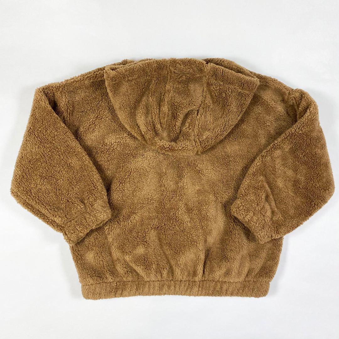 Zara brown teddy hoodie 8Y/128 2