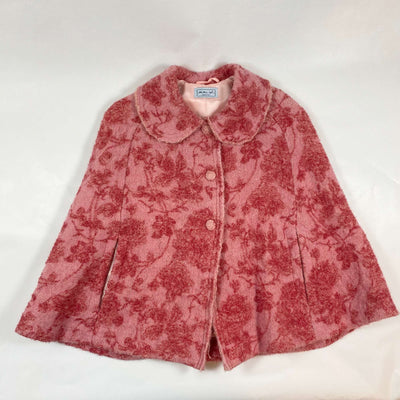 Mi Mi Sol pink alpaca mohair wool cape 12Y/152 1