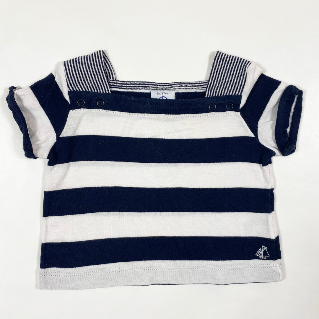 Petit Bateau sailor stripe t-shirt 6M/67 1